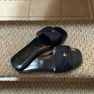 Kate Spade Black Slide Sandals